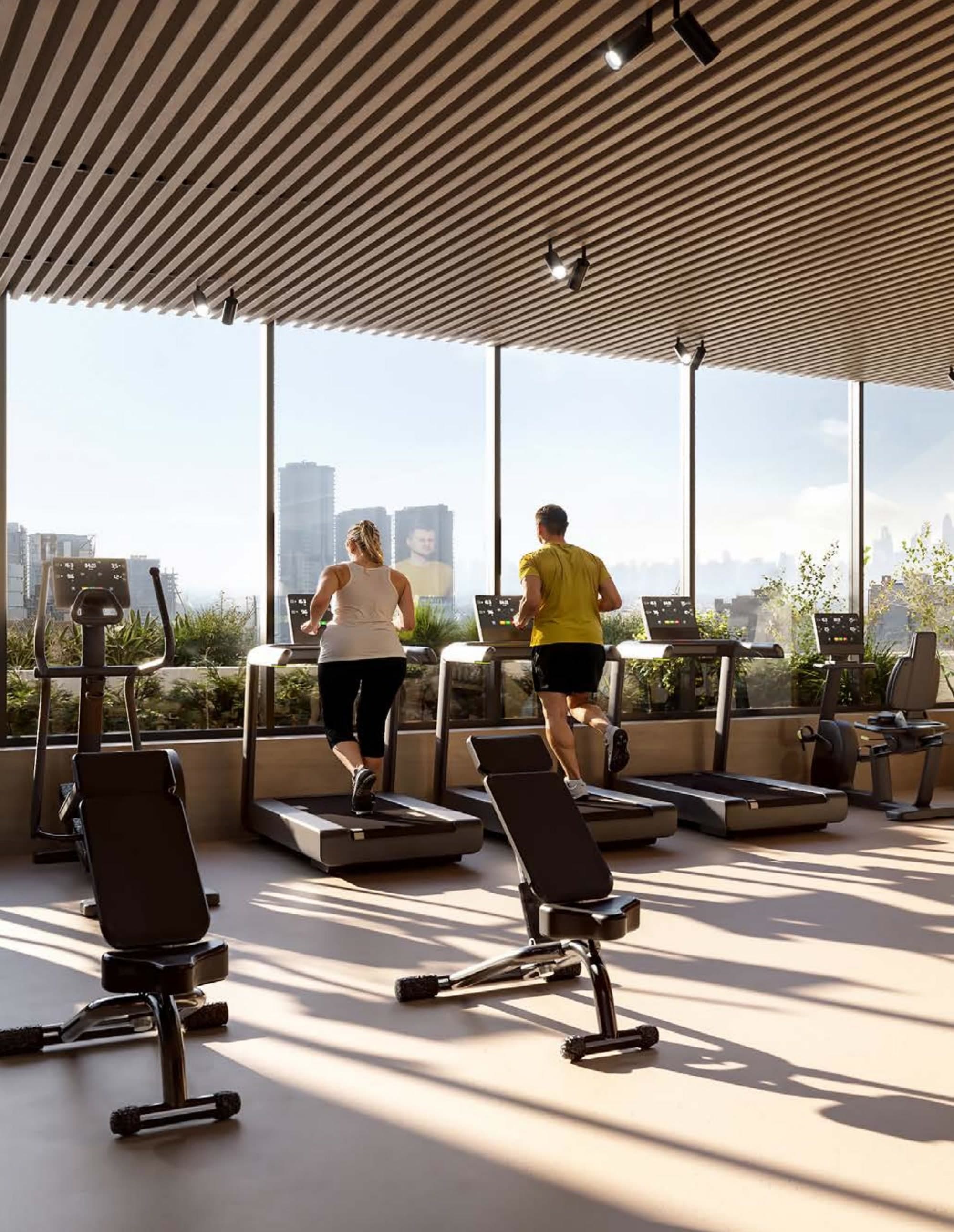 Rooftop fitness & yoga studio